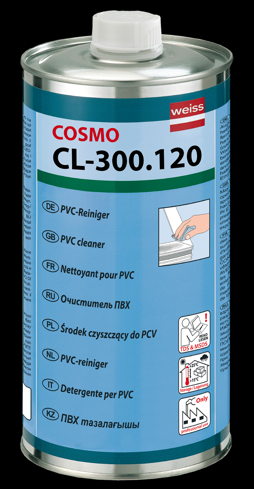 1l Cosmofen 10 PVC Reiniger Kunststoff Reiniger leicht anlösend CL-300.120 Cosmo